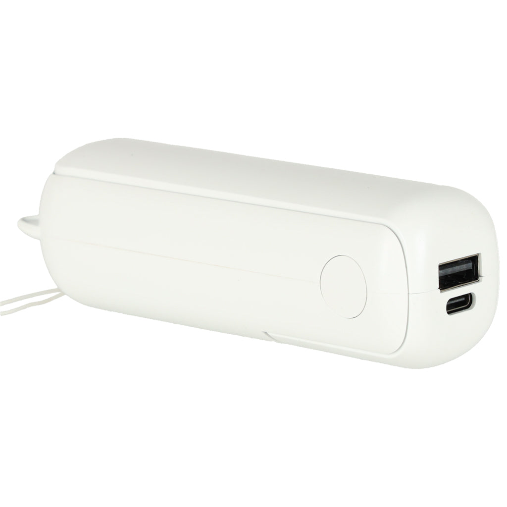 Kofi Breeze - Składany wiatraczek 2w1 z USB biały