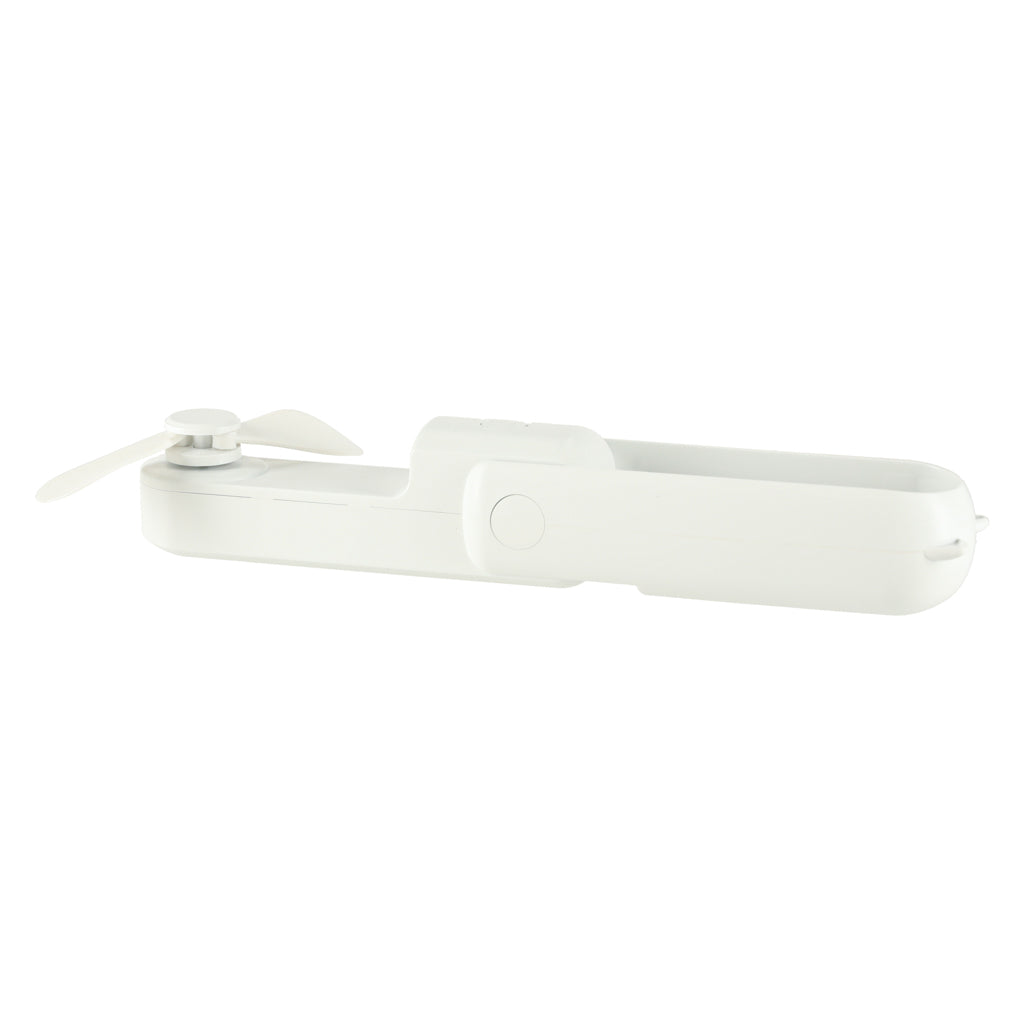 Kofi Breeze - Składany wiatraczek 2w1 z USB biały