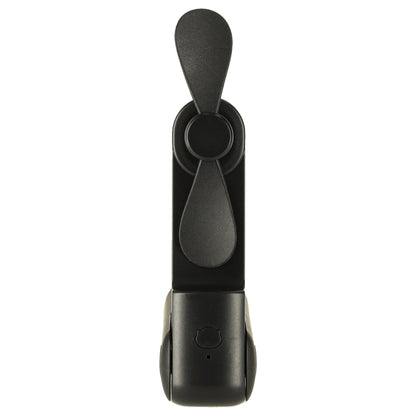 Kofi Breeze - Składany wiatraczek 2w1 z USB czarny