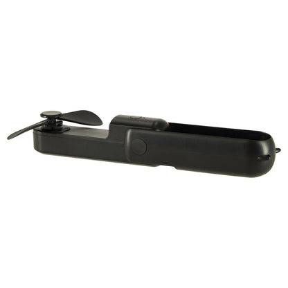 Kofi Breeze - Składany wiatraczek 2w1 z USB czarny
