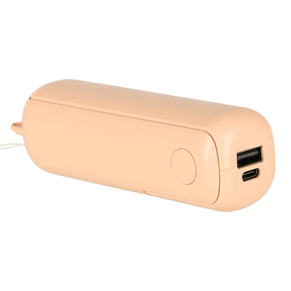 Kofi Breeze - Składany wiatraczek 2w1 z USB różowy