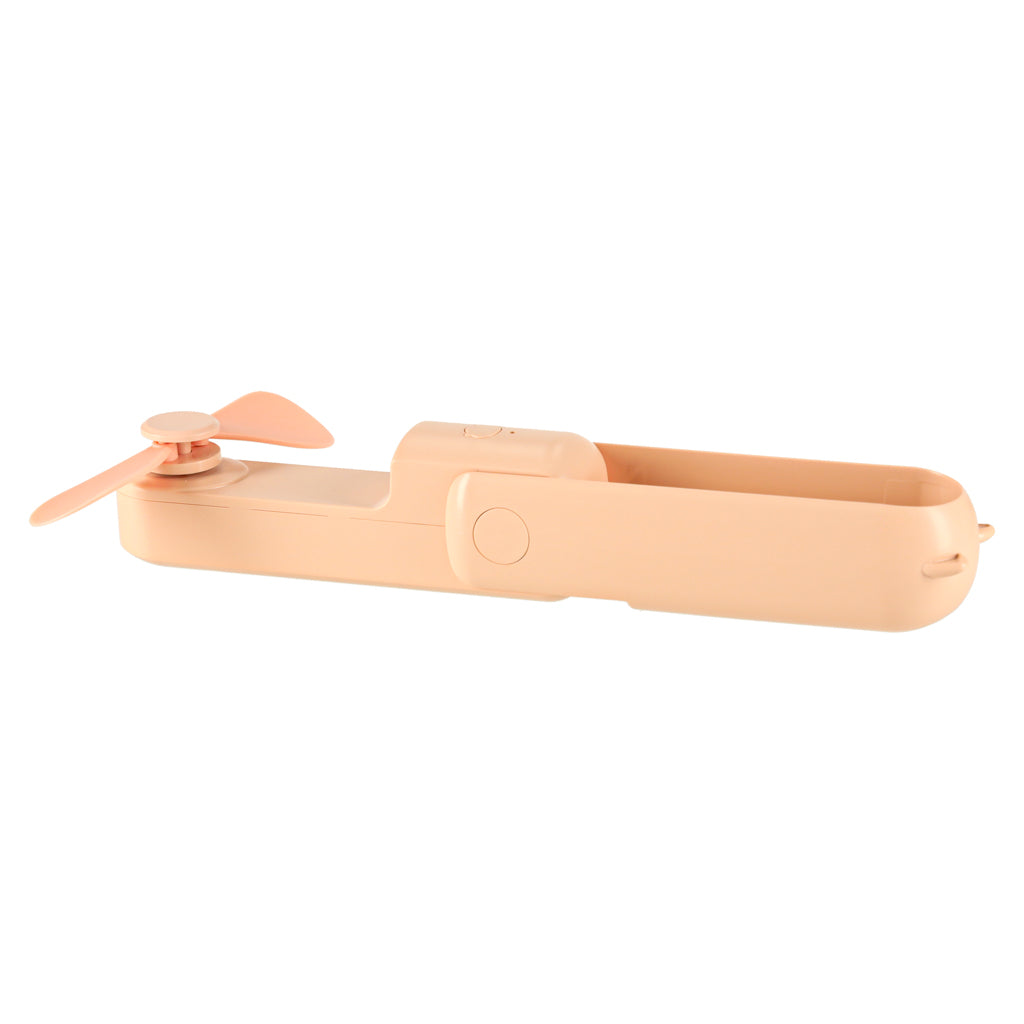 Kofi Breeze - Składany wiatraczek 2w1 z USB różowy