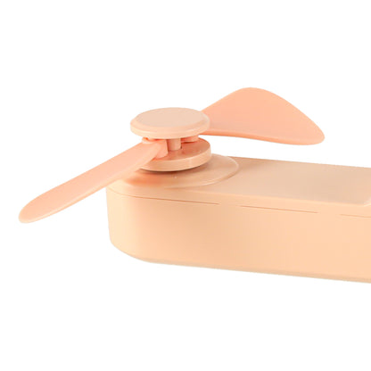 Kofi Breeze - Składany wiatraczek 2w1 z USB różowy