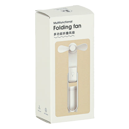 Kofi Breeze - Składany wiatraczek 2w1 z USB różowy