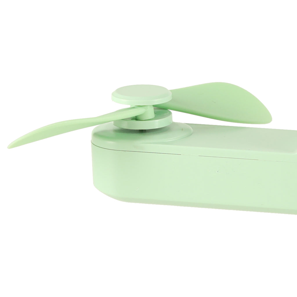 Kofi Breeze - Składany wiatraczek 2w1 z USB zielony